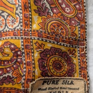 Vintage Paisley Silk Scarf